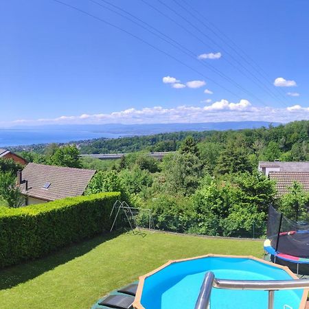 Joli Studio Avec Terrasse Et Vue Exclusivement Pour Non Fumeurs Belmont-sur-Lausanne Екстер'єр фото