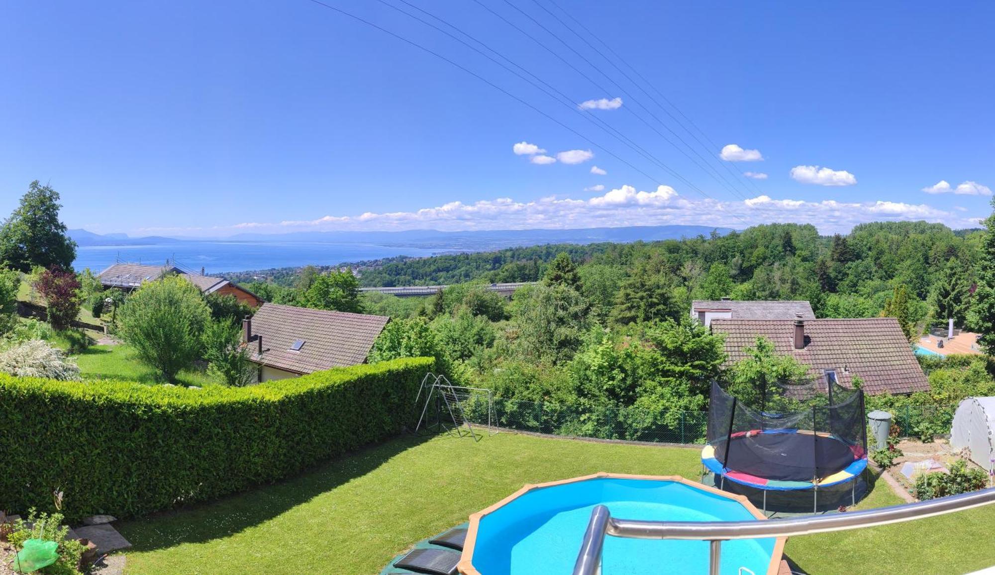 Joli Studio Avec Terrasse Et Vue Exclusivement Pour Non Fumeurs Belmont-sur-Lausanne Екстер'єр фото